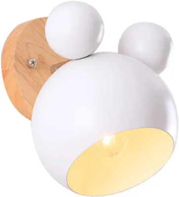 Produktbild von Kreative Wandleuchten, Nachttischlampen für Kinder, Wandleuchten für das Schlafzimmer, Wandleuchten für den Innenbereich, Wandleuchten aus Eisenholz