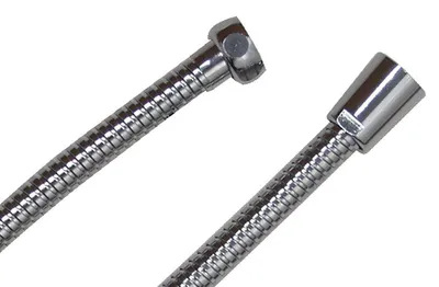 Duscheschlauch 1/2" x 1/2", 125 cm, Chrom, Messing