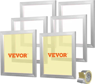 Immagine prodotto di VEVOR 6 pezzi telaio serigrafico macchina serigrafica 45,7x50,8cm 160 maglie