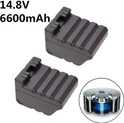Produktbild von Topchances 2 Stück 14.8V 6600mAh Li-ion Batterie 6.6Ah Akku Für Dyson 360eye RB01 Kehrroboter