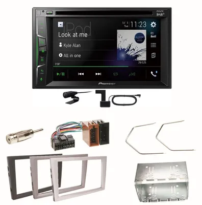 Produktbild von Pioneer AVH-A3200DAB Bluetooth Einbauset für Opel Vectra C Signum Corsa Combo