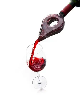 Produktbild von Vacu Vin Weinbelüfter Grau, Aufsteck-Belüfter, Wein-Ventil, Ausgießer, Kunststoff, Grau, 1854660