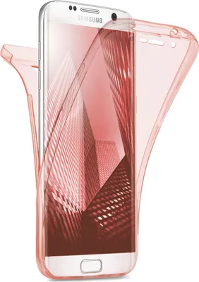 Produktbild von DOUBLE-Case für Samsung Galaxy S6 Edge, Farbe:Rose