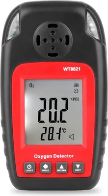 Produktbild von WT8821 Handheld Sauerstofftester 0–25% VOL mit LCD Display – Tragbarer Sauerstoffkonzentrations-Analysator