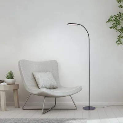 Obrázok produktu pre JUST LIGHT KELLY LED stojaca lampa s reguláciou teploty farby (CCT) a stmievateľná, 7 W, čierna, 14406-18
