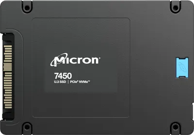 Immagine prodotto di Micron PRO 7450 SSD 7,68 TB U.3 NVMe 4.0 - Unità a stato solido interna