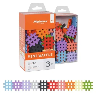 Obrázok produktu pre Stavebnice Mini Waffle, 70 dielov – Marioinex