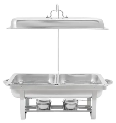 Produktbild von Chafing Dish Buffet Set - Speisenwärmer Buffetbehälter - Edelstahl - Mit Deckel - Warmhaltebehälter Für Catering, Party, Restaurant