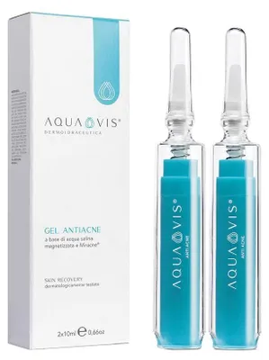 Immagine prodotto di Aquavis Gel Antiacne 2 Flaconcini Da 10 Ml