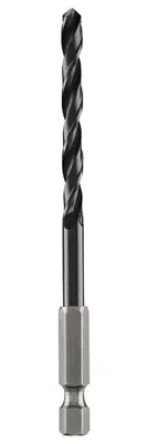 Produktbild von Metallspiralbohrer-HSS- R, DIN 338 mit 1/4"-Sechskantschaft D= 5,0 mm; L= 99 mm
