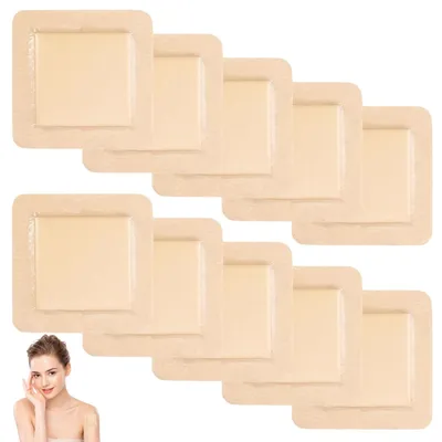 Image de Lot de 10 pansements en mousse de silicone