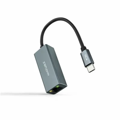Zdjęcie produktu dla Adapter Type-C - RJ45 Nanocable 10.03.0406/ 1000Mbps