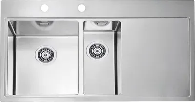 Obrázok produktu pre Nerezový drez ALVEUS Pure 60 Satin ľavý 980x525x1 mm 1103654