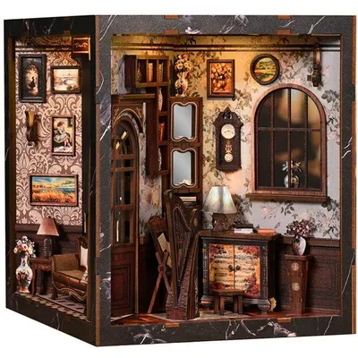 Produktbild von Bücherecke – DIY-Bausatz zum Bau einer 3D-Buchstütze – Nook Cube Nookland