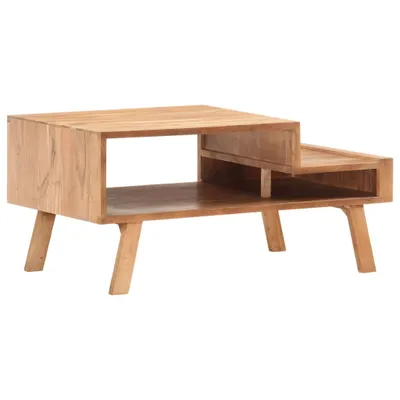 Zdjęcie produktu dla The Living Store Stolik kawowy 100 x 50 x 45 cm Lite drewno akacjowe