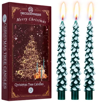 Productafbeelding van Kerstboom Kaarsen Set voor de Feestdagen