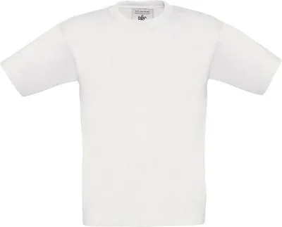 Obrázok produktu pre Detské tričko ,krátke rukávy - B&C EXACT 190/K - white - veľkosť 5/6