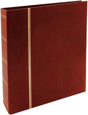 Produktbild von Famanu Postkartenalbum Ringmechanismus - Weinrot, 270 x 315 x 68 mm
