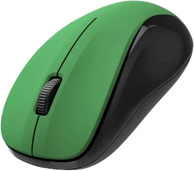 Produktbild von Funkmaus kabellos (3 Tasten, 2,4GHz, 1200dpi, optische für Laptop/PC/Notebook, geräuschlos, Batterie, für Rechtshänder, für Linkshänder USB-Empfänger
