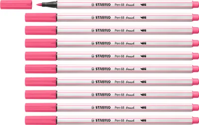 Produktbild von STABILO Premium-Filzstift mit Pinselspitze für variable Strichstärken -  Pen 68 brush -…