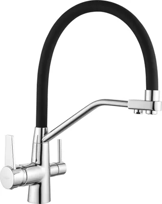 Produktbild von Mexen Duo Küchenarmatur, Chrom/Schwarz - 671701-07