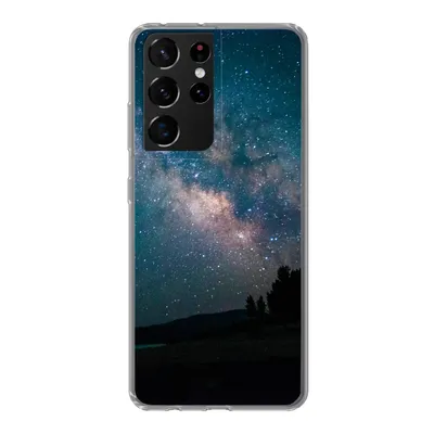 Produktbild von MuchoWow® Handyhülle Schutzhülle Hülle für Samsung Galaxy S21 Ultra Sterne - Planeten - Galaxie - Jungen - Mädchen - Kinder Silikon Softcase Handy Hülle - Mobiltelefon