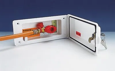 Image de Trappe d'alimentation Kama avec prise de sécurité pour gaz