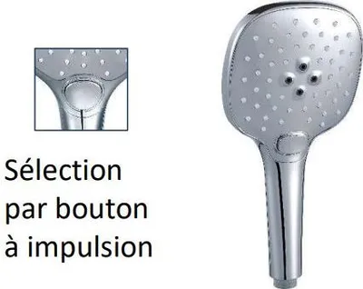 Produktbild von Handbrause 120 mm 3-strahlig DC061CR THERMADOR - UDE210DO