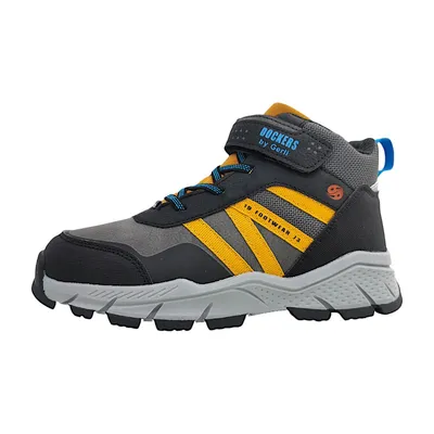 Image de Dockers by Gerli Chaussures pour enfants garçons Bottes à lacets Noir Loisirs, Taille:34 EU