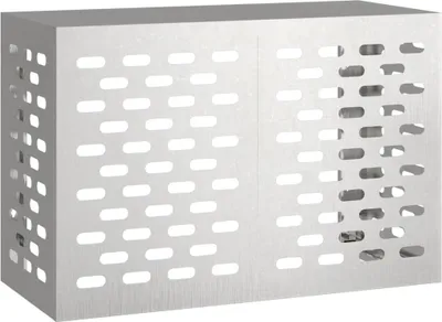 Produktbild von vidaXL Klimaanlagenabdeckung Silber 90 x 40 x 60 cm Edelstahl