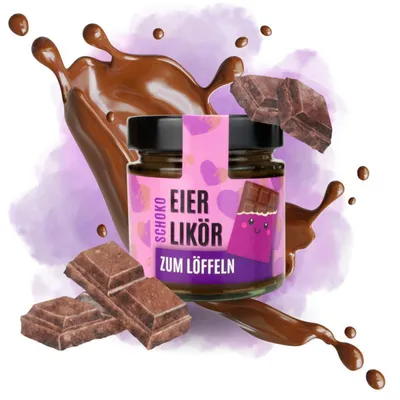 Produktbild von Eierlikör zum Löffeln Schoko, 180ml