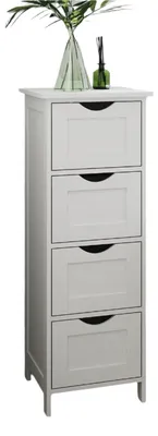 Immagine prodotto di Mobiletto da bagno con 4 cassetti – Spazio contenitivo – 30 x 82 x 30 cm