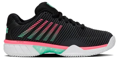 Produktbild von K SWISS HYPERCOURT EXPRESS 2 CLAY Tennisschuh Schwarz/Weiß/Neon-Mint, Größe 41.5