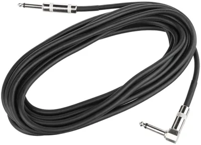Imagen del producto de Revoltage ICLB06, cable de instrumento negro, 6 metros, recto/flexible