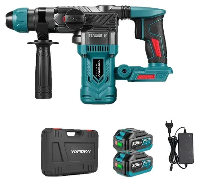 Zdjęcie produktu dla Wiertarko-wkrętarka udarowa, silnik bezszczotkowy, moc 2200 W, zestaw 2 akumulatorów – 1 sztuka