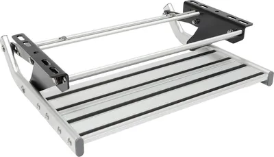 Produktbild von Wohnmobil/Caravan Trittstufe - Einzelstufe - Manuell - Klappbar - Aluminiumlegierung - Schwarz