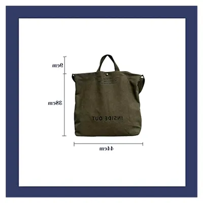 Produktbild von Damen-Handtasche aus Segeltuch, lässige Umhängetasche für die Arbeit, Crossbody-Tasche mit Tragegriff