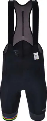 Obrázek produktu pro SANTINI Krátké cyklistické kraťasy s pásky - UCI RAINBOW 2024 - Black/Rainbow L