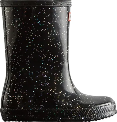 Produktbild von Hunter - Mädchen Gummistiefel "First Giant", Glitzer FS11295 (24 EU) (Schwarz)