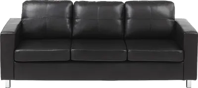 Produktbild von Couchgarnitur 3+2 - Kunstleder - Schwarz - ACKLEY