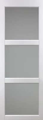Image de Porte Coulissante Kenya blanc Vitree H204 x L83