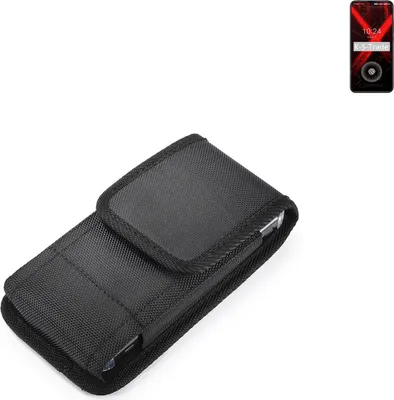 Produktbild von Holster Gürteltasche kompatibel mit UMIDIGI X Holster Gürtel Tasche wasserabweisend Handy Hülle Schutz Hülle Outdoor schwarz K-S-Trade