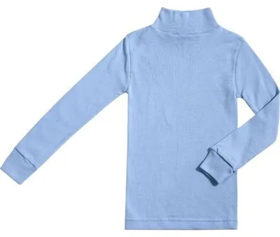 Immagine prodotto di BABIDU, maglietta intima per bambini unisex, con colletto a mezza altezza, modello "semi-musketeer", articolo NOU-R