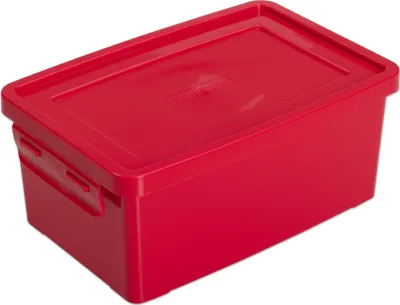 Produktbild von Betzold Aufbewahrungsbox, Farbe: rot, Setgröße: 1 Stück, Volumen: 3,8 l