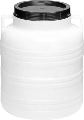 Produktbild von Garronda 30L Plastikfass Lebensmittelfass aus HDPE-Plastik für Haus&Garten GD-0078, Weiß