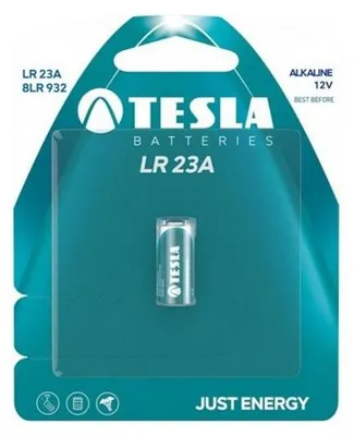 Obrázok produktu pre TESLA alkalická batéria 12V, LR23A (8LR932, fólia) 1 ks