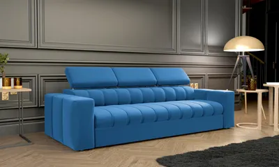 Produktbild von FurMeb24 SOFA KENNO III 230 x 90 cm BLAU - mit schlaffunktion