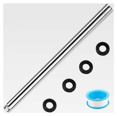 Produktbild von Duschkopf Verlängerungsarm 30 cm Edelstahl G1/2" Gewinde für Badezimmer