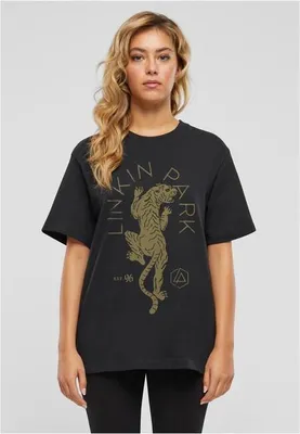 Image de T-shirt pour femme Mr. Tee Linkin Park Ladies Tiger Everyday Tee noir - XL