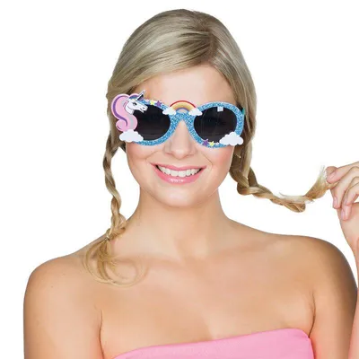 Immagine prodotto di Occhiali unicorno JGA divertimento occhiali motto partito carnevale costume accessori
